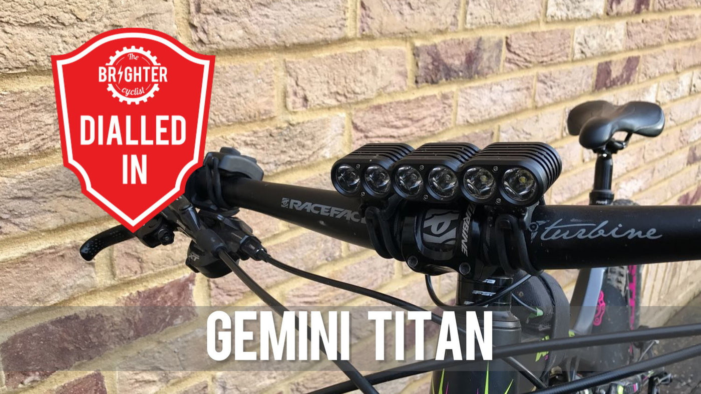 2017 Gemini Titan 4000 Lumens Review - TheBrighterCyclist.co.uk