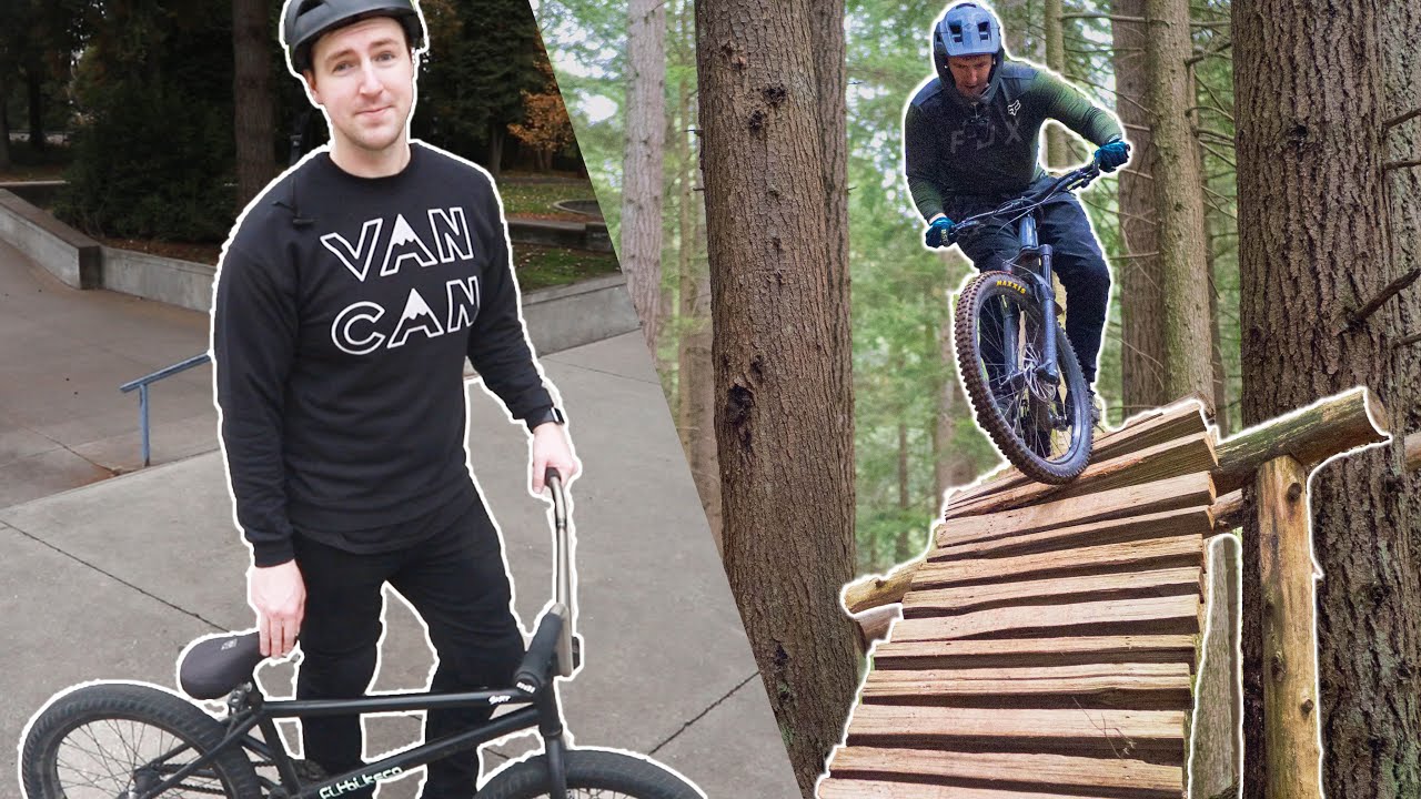 Getting better at mountain biking by riding BMX!